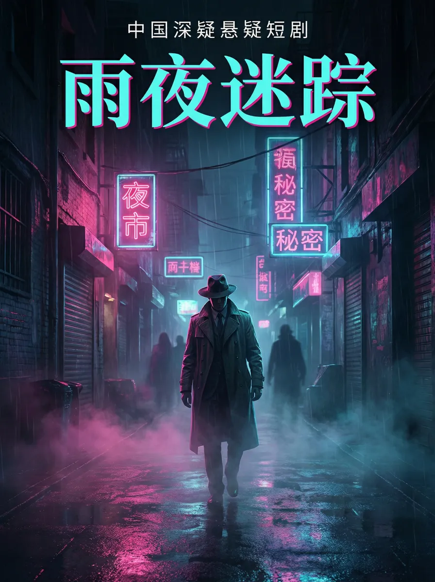 磁力熊 悬疑追踪短剧 - 雨夜迷踪海报